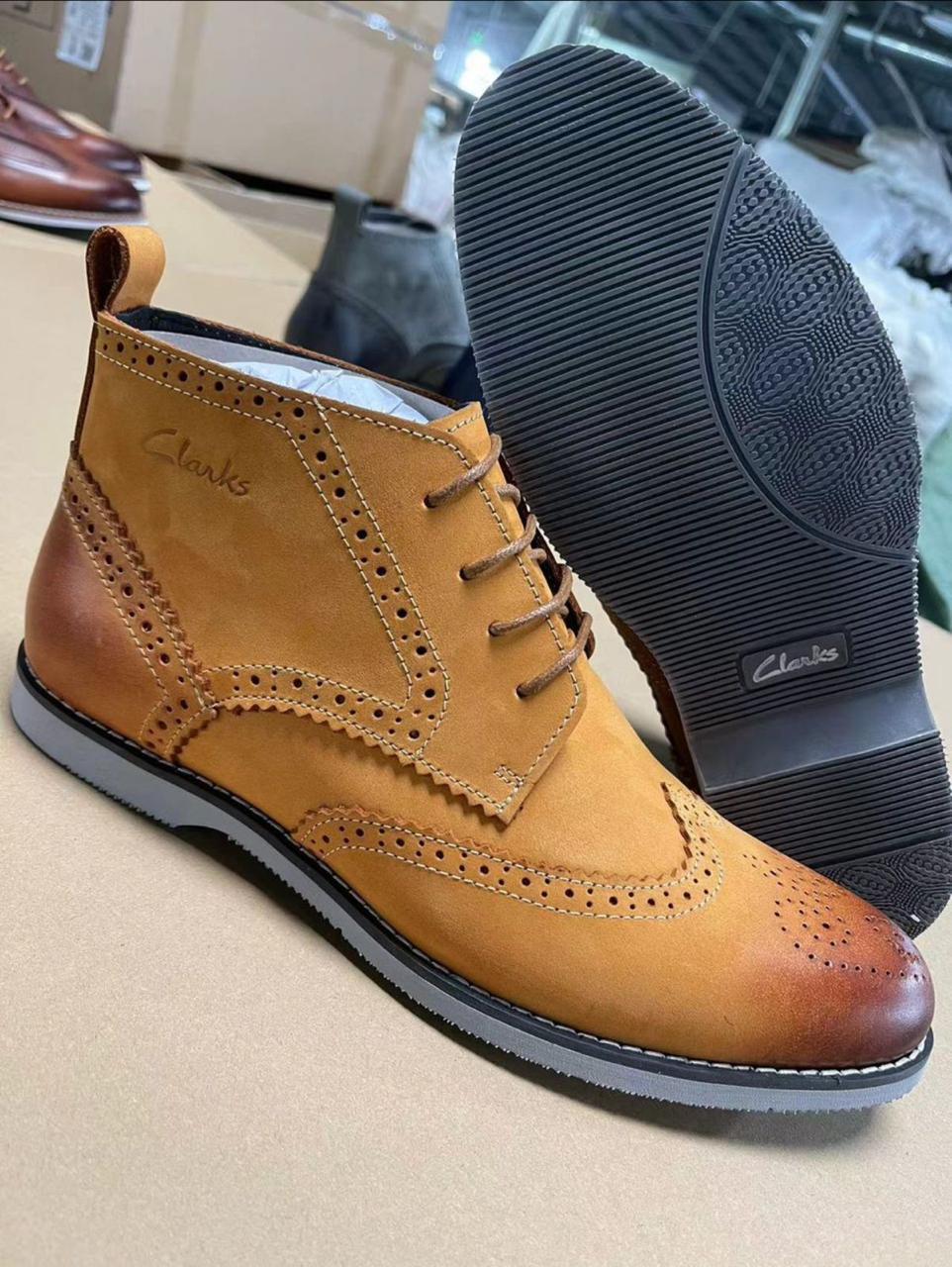 Clarks Men Broque Boots